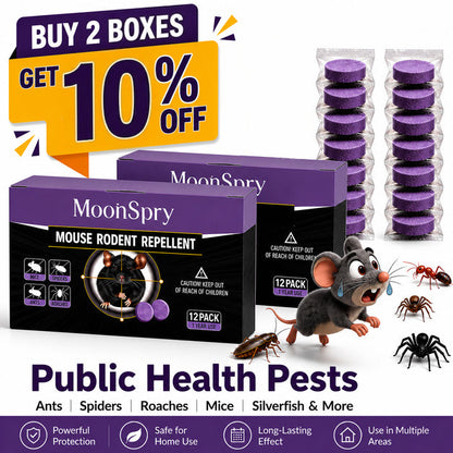 ✅ 10,000+ Happy Customers 🐭 All-Natural Peppermint & Cinnamon Pest & Rodent Repellent Pucks 🕷️🐍