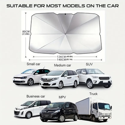 🌊2026 Summer Hot Sale-💥2026 Foldable Anti-UV Windshield Sunshade