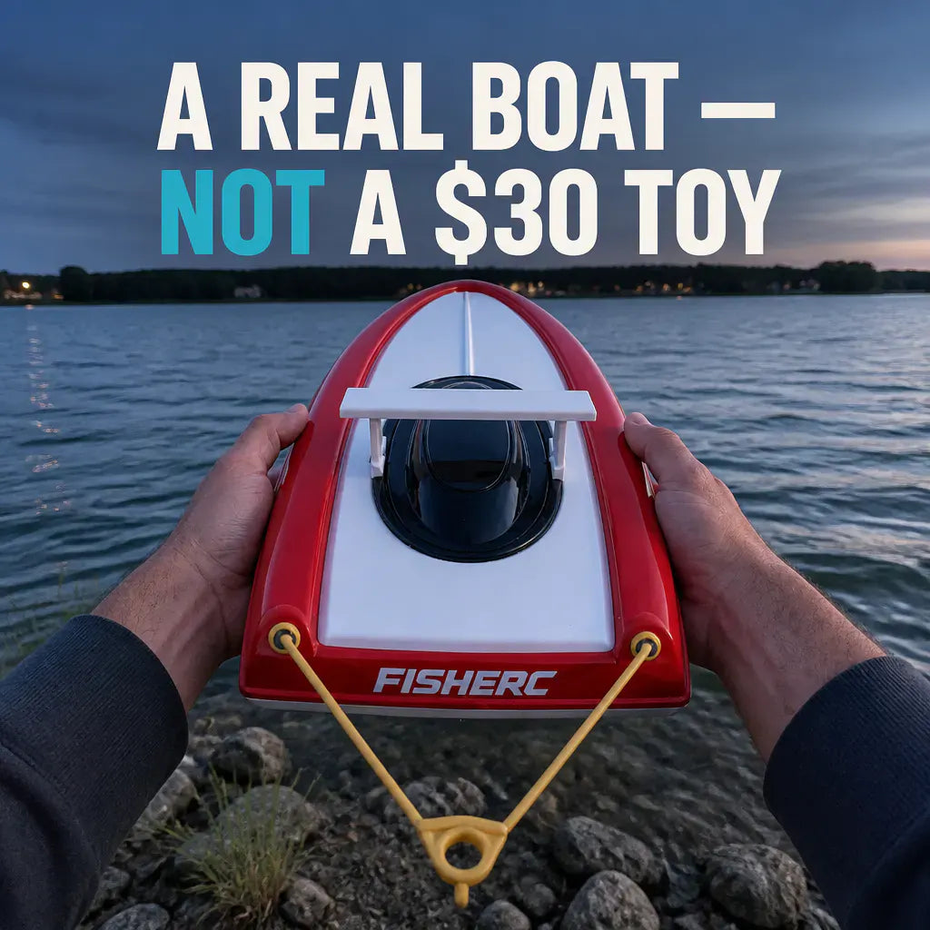 CastFar - RC Bait Delivery Fishing Boat