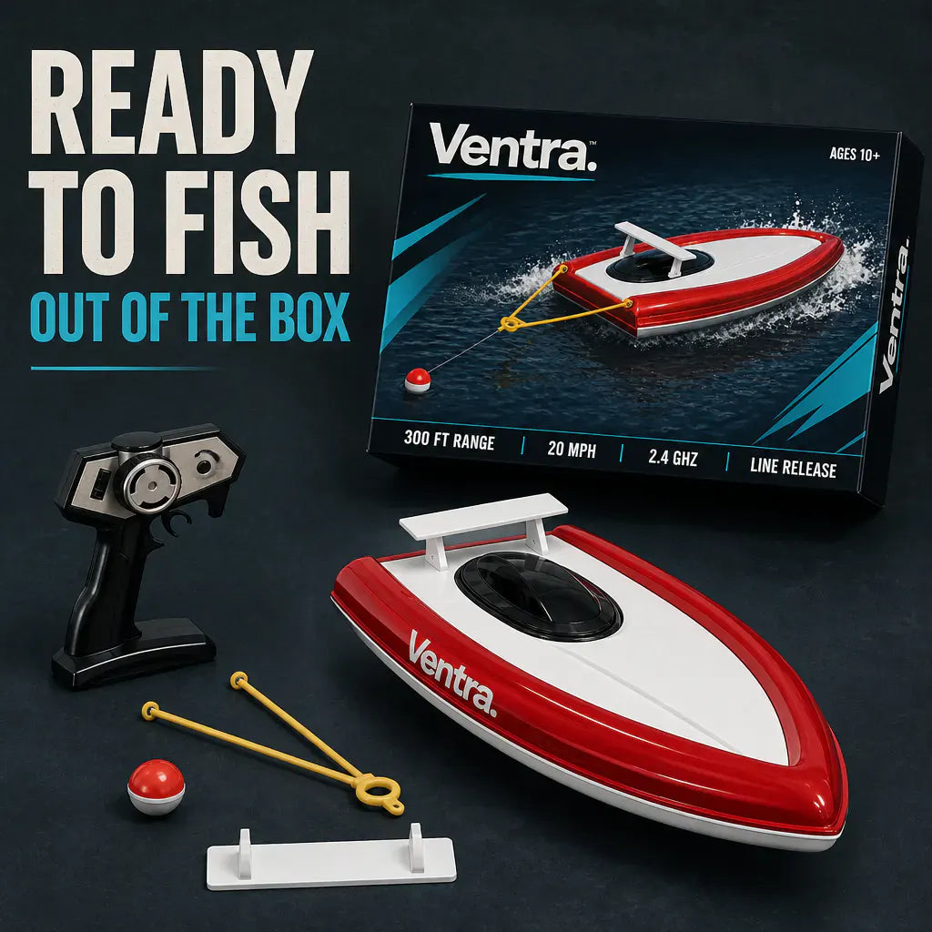 CastFar - RC Bait Delivery Fishing Boat